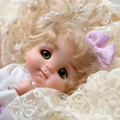 Sweet 10 Inch Pocket Companion - Emerald Gaze Reborn Girl with Soft Weighted Vinyl Body